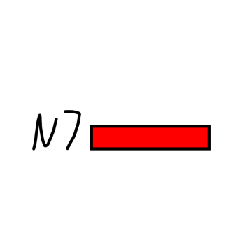 N7 avec une bande rouge à droite